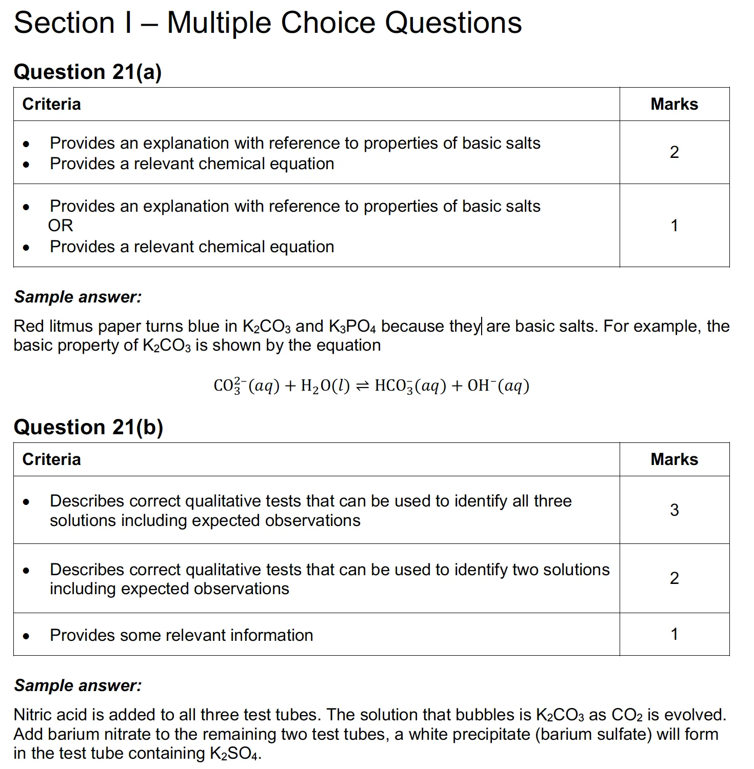 HSC Chemistry All-Module Practice Exam A (2019) - Image 6