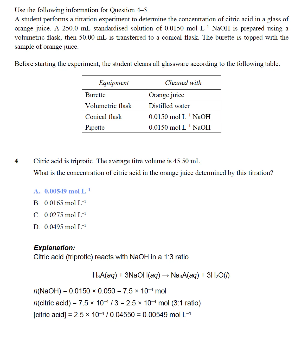 HSC Chemistry All-Module Practice Exam B (2020) - Image 4