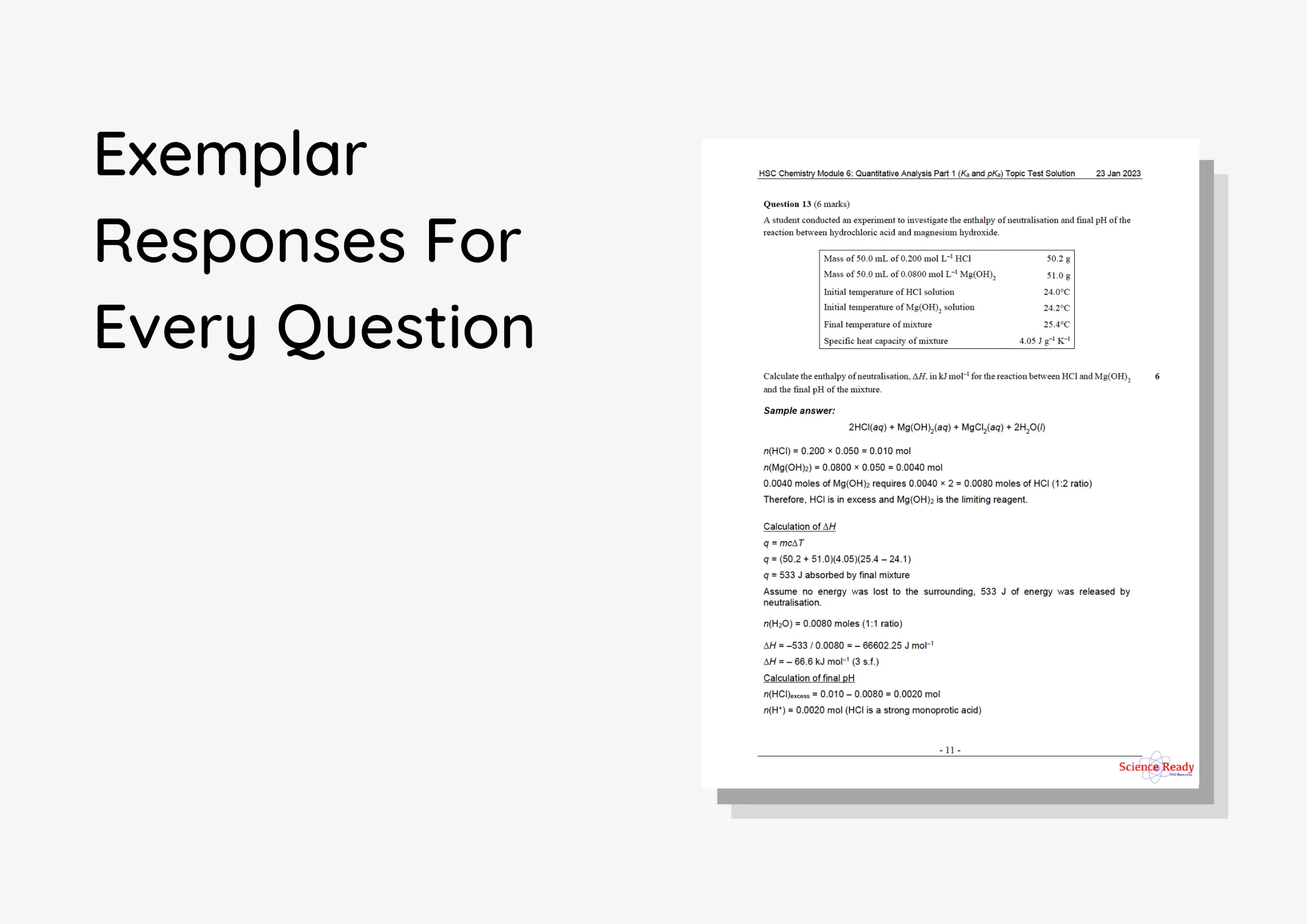 HSC Chemistry Module 6: Acid and Base Reactions Topic Tests (2nd Edition) - Image 4