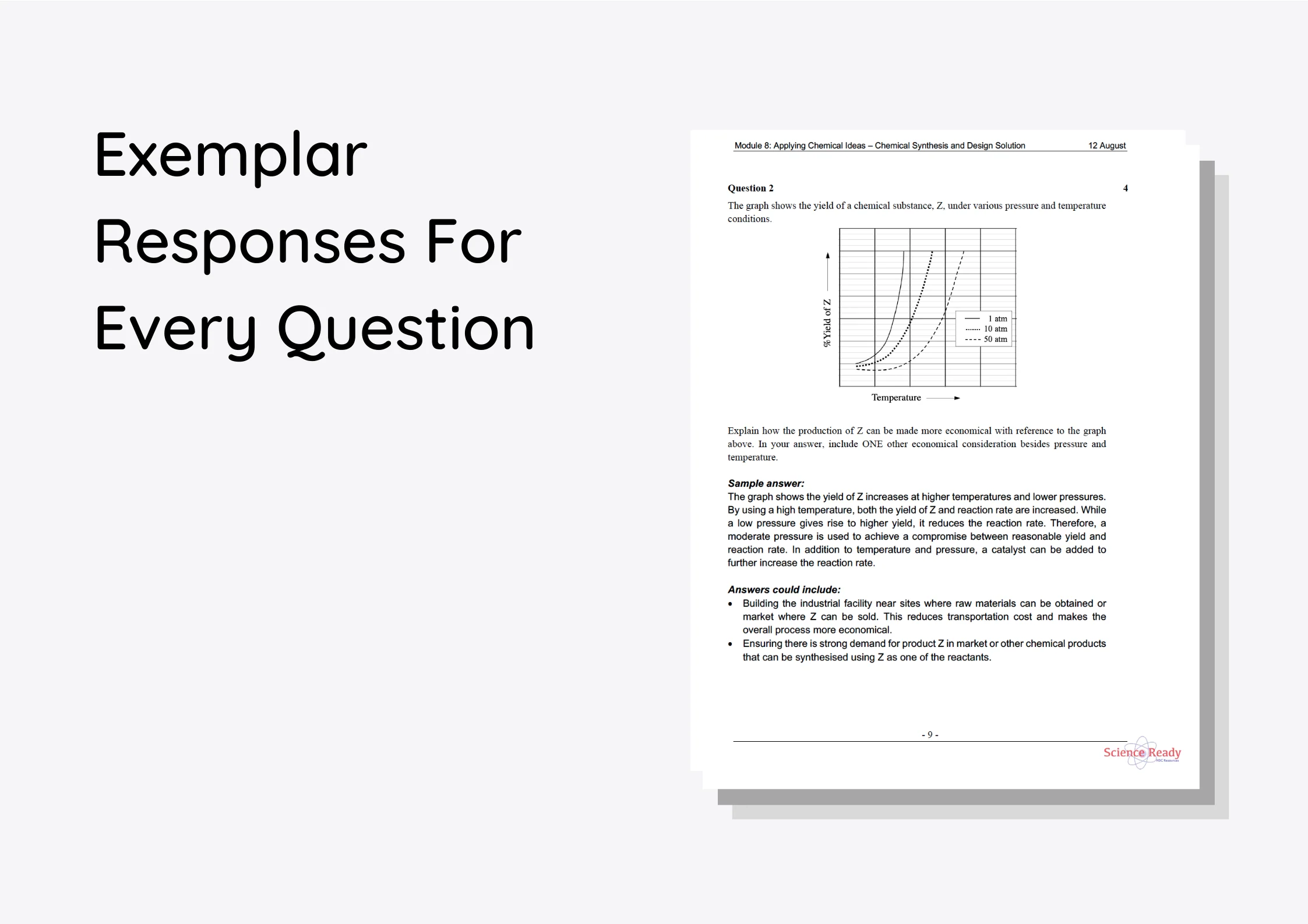 HSC Chemistry Module 8: Applying Chemical Ideas Topic Tests - Image 4