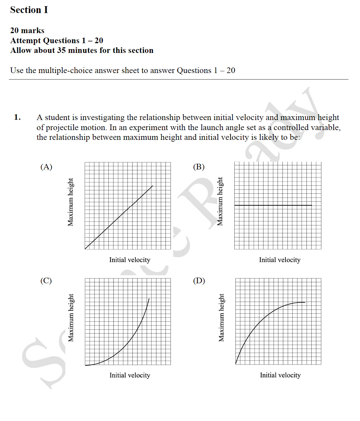 HSC Physics All-Module Practice Exam B (2nd Edition) (2020) - Image 3