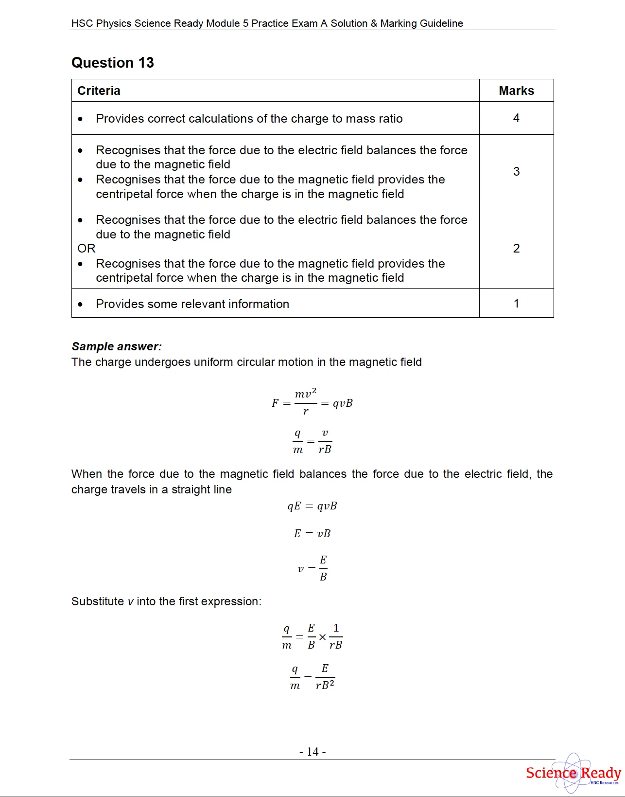 HSC Physics Module 5 & 6 Practice Exam A (2nd Edition) (2019) - Image 3