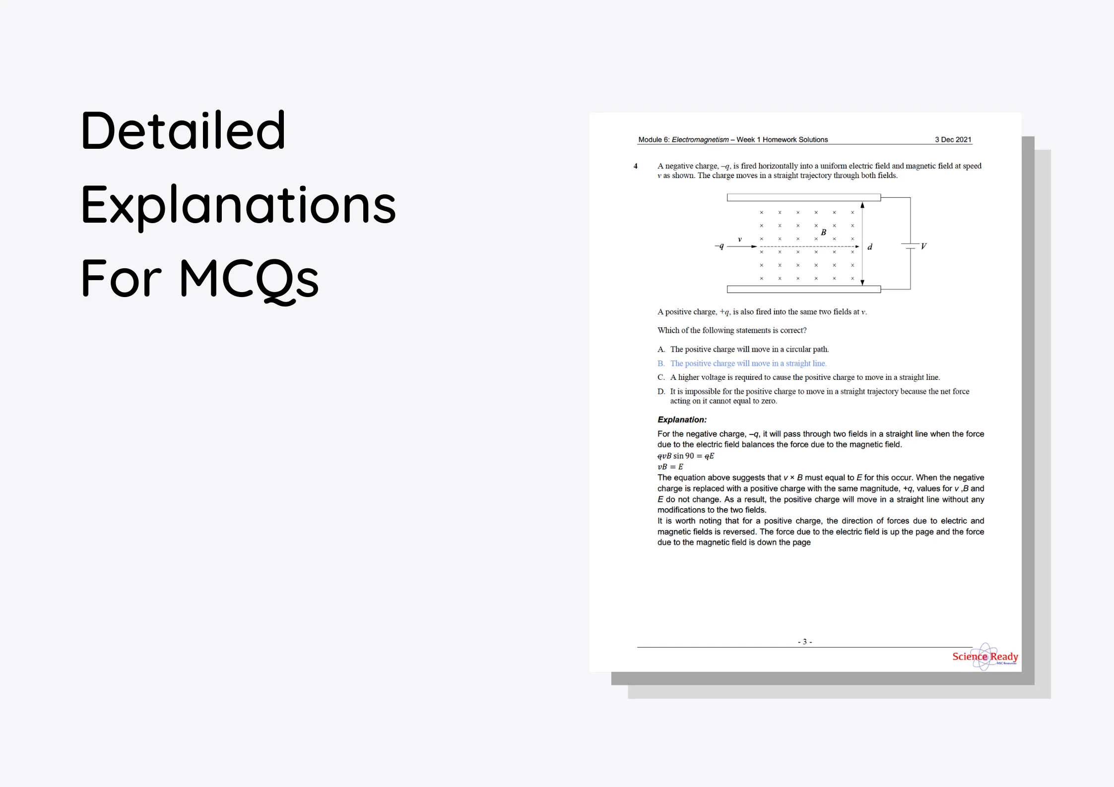 HSC Physics Module 6: Electromagnetism Topic Tests - Image 3