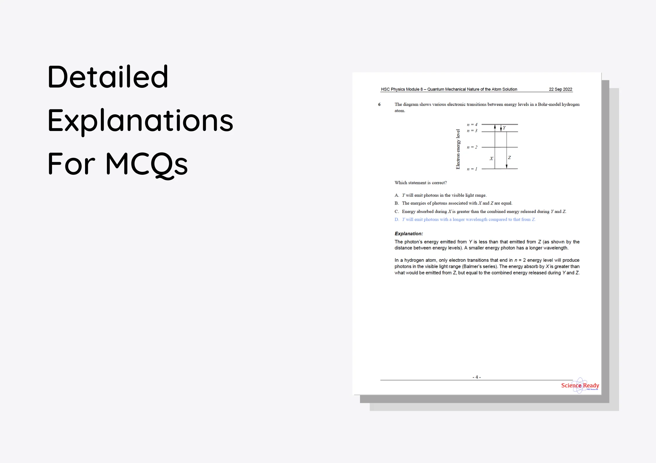 HSC Physics Module 8: From The Universe To The Atom Topic Tests - Image 3